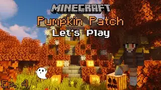 Creating a Spooky Maze & Haunted House! | Minecraft: Pumpkin Patch Survival Let's Play - Ep. 4