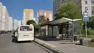 Остановочный комплекс на ул. Елены Пчилки