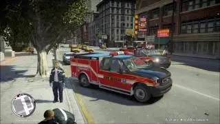 GTA IV Fire Fighter Mod Battalion Chief Fire Alarm City