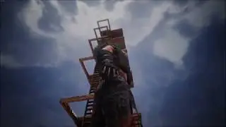 Conan: Exiles Poex(Blue) jumps into the pool