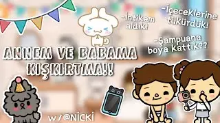 🪁💫Annem Ve Babama Kışkırtma Yaptık! 🤭🎬 @NICHOLASKING_ ~Toca Life World Türkçe~ 🌈🎈🧸 Prudence Night King