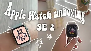 Apple Watch SE 2 unboxing | 2022 44mm starlight | aesthetic ASMR unboxing ✨