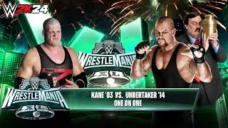 Full Match - Kane 'p3 vs Undertaker '14: Wrestlemania XL | WWE 2k24