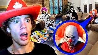 KILLER CLOWNS steal all the NERF GUNS!