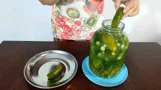 Salted cucumbers. How to remove bitterness in cucumbers.