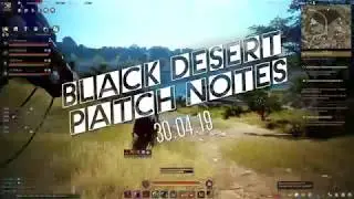 Black Desert Patchnotes (German) 30.04
