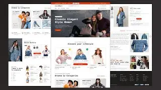 Create a Responsive Ecommerce Website Project using HTML CSS and JavaScript | Frontend Projects