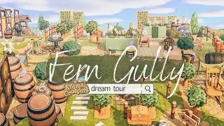 European Farming Village Dream Tour | Fern Gully | Animal Crossing New Horizons | Cat Naps