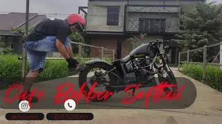 scorpio bobber softail goes to depok