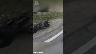 Motorcycle Rages! Best Motorcycle Crashes #shorts