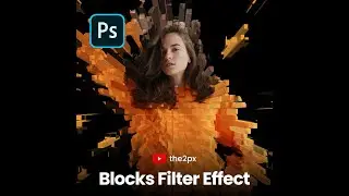 Blocks Pixel Filter Effect in Adobe Photoshop | The2px