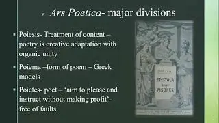 #Horace#S5BAEnglish(UoK)