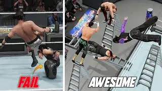 WWE 2K19 Awesome Moments vs Epic Fails–Better Than 2K26!