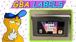 [Game Series] How to make Gameboy Advance labels!!