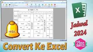 Murah, DOWNLOAD APLIKASI CONVERTER JADWAL PELAJARAN ASC TIMETABLES 2024 KE EXCEL