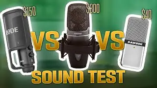 🔥 🎤Best USB Microphone - Rode NT-USB, Shure PG42-USB, Samson GoMic (Sound Test)🎤 🔥