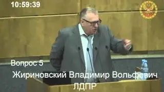 Жириновский о большом количестве проверок предпринимателей! 08.04.15