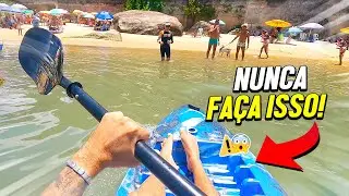 FUI ENCARAR O ALTO MAR DE CAIAQUE PELA PRIMEIRA VEZ