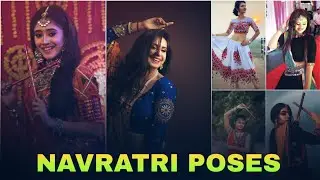 Best Navratri Poses For Girl 🧡 #navratri #photoediting #anotherediting