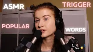 ASMR the 25 MOST POPULAR Trigger Words (whispered) 🤍 with new mics 😌 to make you sleepy 🥱😴