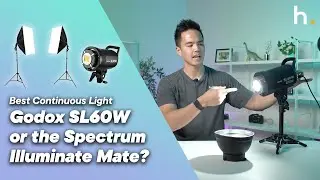 Ultimate Continuous Lighting Showdown | Godox SL60W LED Light vs. Spectrum Illuminate Mate Softbox
