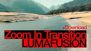 Insane Zoom in Transition - How to Tutorial Lumafusion