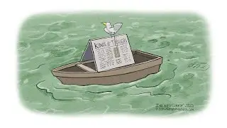 Colouring a rude seagull