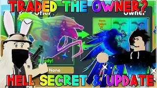 Traded THE OWNER Of Clicker Simulator! Got Hell Secret & 100K Tokens On RAINBOW Robux Pets! Roblox