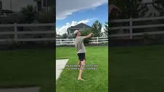 My husband was so excited to show our boy football...