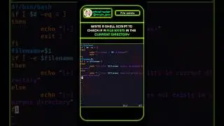 Check if File Exists: Shell Script 
