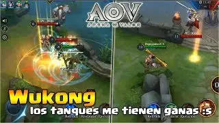 Los tanques me tienen ganas :s (Wukong) - Arena Of Valor | Pepegames
