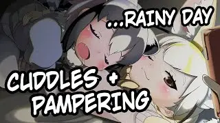 (Binaural ASMR) Mommy's Cuddly Pampering On a Rainy Day [Healing][Sleep-Aid][Relaxing]