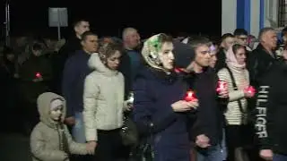 Крестный ход на Пасху совершили прихожане Тихвинского собора г. Данков