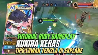 CARA BERMAIN RUBY BUILD TERBARU RUBY 2025❗CARA LAWAN TERIZLA EXP❗RUBY TIKTOK GAMEPLAY - MLBB