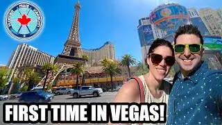 Canadian's FIRST TIME in LAS VEGAS! PARIS Hotel Tour, Poolside Cabana & HELL'S KITCHEN! Travel VLOG