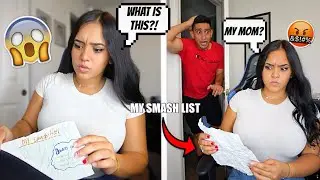 My Girlfriend Found My SMASH LIST & Her Mom Is On It! *SHE GOES CRAZY*