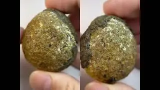 Агат с кварцевой жеодкой