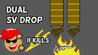 DUAL SV-98 11 Kills GAMEPLAY! (Surviv.io)
