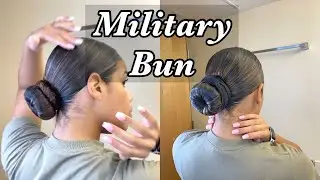 Military Style Bun Tutorial | Charline MA