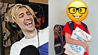 xQc tells a school story from his childhood