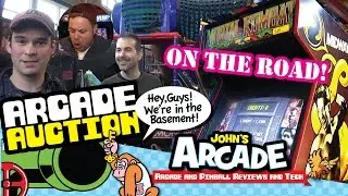 Let's go to an Arcade Auction! How to buy cheap arcade games? Super Auctions 5-7-16 Westfield, MA