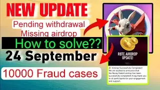 Rocky rabbit new update | RBTC AIRDROP SUCCESSFULLY COMPLETED|ROCKY RABBIT pending withdrawal update