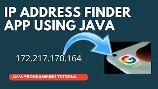 How to find any website ip address using Java || Java Programming Tutorial