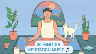30 Min Meditation With Music | Silent music for meditation | Half an hour meditation.