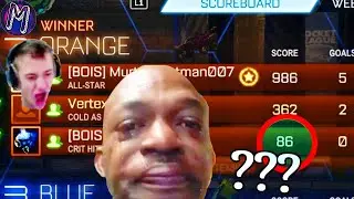 Finding the WORST PLAYER in Rocket League