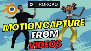 Create 3D Animation From Video | Free AI Mocap Tools | AI Motion Capture in Blender | Rokoko Video