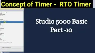 Basic PLC Programming || Basic PLC programming || Studio 5000 | RTO Timer