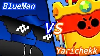 ИГРАЕМ В ДУО ШД,ДУЭЛИ С BLUEMAN |BRAWL STARS