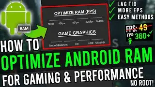🔧 How To Optimize/Boost Android RAM For Gaming And Performance ✅ Increase Android RAM | NO ROOT 2022