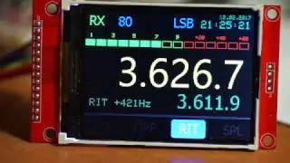 Синтезатор Si5351 с TFT ILI9341